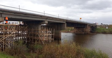 Ремонт моста через реку Кама. Р-243 Кострома-Шарья-Киров-Пермь
