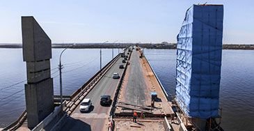 Ремонт моста через правый рукав р. Северная Двина на км 4+040 автодороги Подъезд к международному аэропорту 