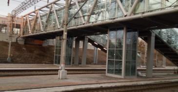 Реконструкция пешеходного моста на станции Петрозаводск