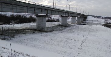 Мост через реку Угра км 203+094 а/д А-130, Москва - Малоярославец- Рославль, Калужская область